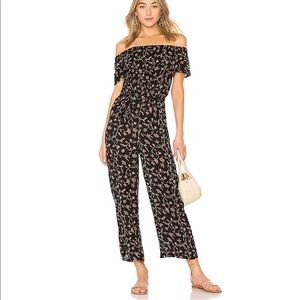 AMUSE SOCIETY Gone Sailin' Jumpsuit in Black Sands